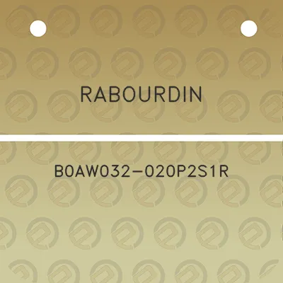 rabourdin-b0aw032-020p2s1r