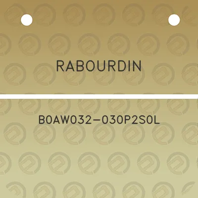 rabourdin-b0aw032-030p2s0l