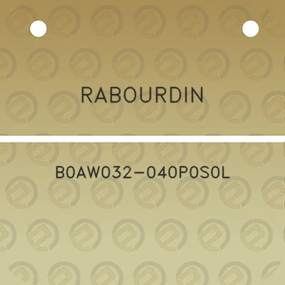 rabourdin-b0aw032-040p0s0l