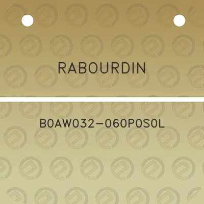 rabourdin-b0aw032-060p0s0l