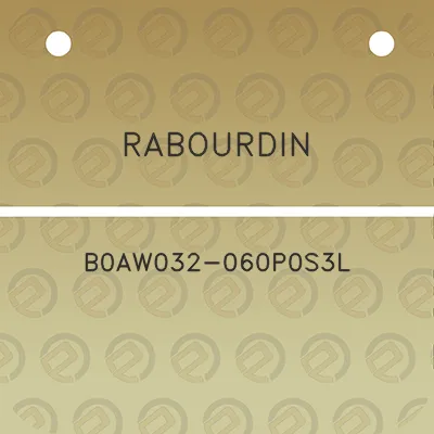 rabourdin-b0aw032-060p0s3l