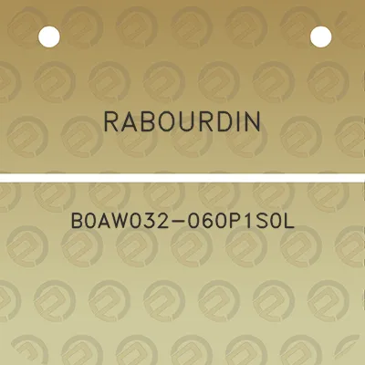 rabourdin-b0aw032-060p1s0l