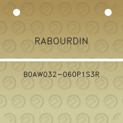 rabourdin-b0aw032-060p1s3r