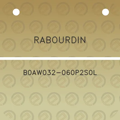 rabourdin-b0aw032-060p2s0l