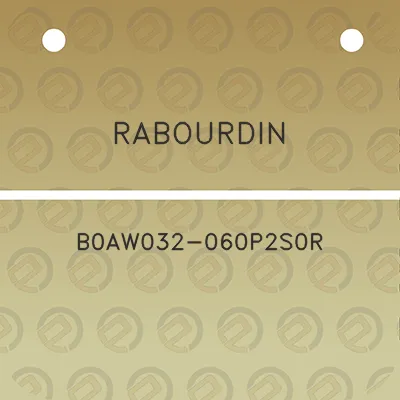 rabourdin-b0aw032-060p2s0r