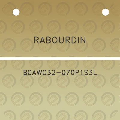 rabourdin-b0aw032-070p1s3l