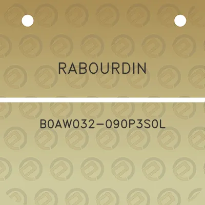 rabourdin-b0aw032-090p3s0l