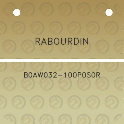 rabourdin-b0aw032-100p0s0r