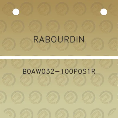 rabourdin-b0aw032-100p0s1r