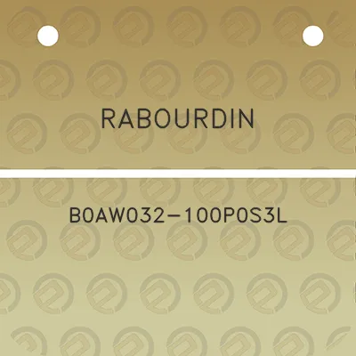 rabourdin-b0aw032-100p0s3l