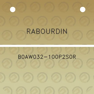 rabourdin-b0aw032-100p2s0r