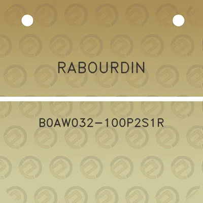 rabourdin-b0aw032-100p2s1r