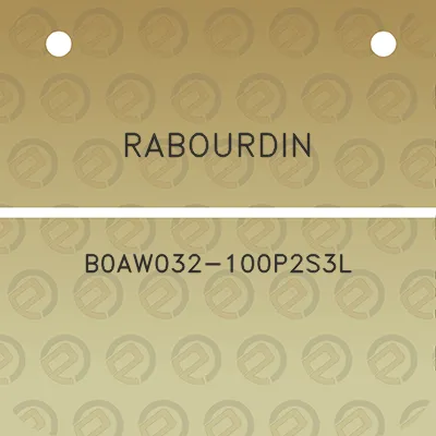 rabourdin-b0aw032-100p2s3l