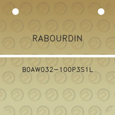 rabourdin-b0aw032-100p3s1l