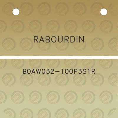 rabourdin-b0aw032-100p3s1r