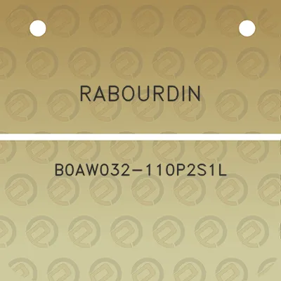 rabourdin-b0aw032-110p2s1l