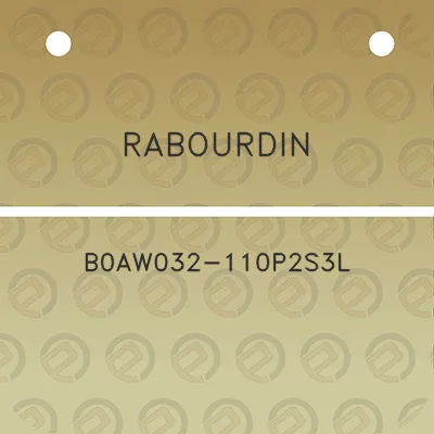 rabourdin-b0aw032-110p2s3l