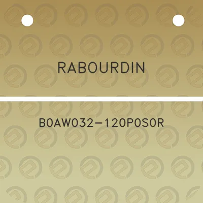 rabourdin-b0aw032-120p0s0r