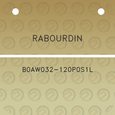 rabourdin-b0aw032-120p0s1l