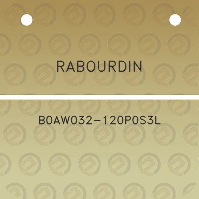 rabourdin-b0aw032-120p0s3l