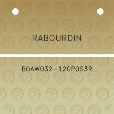 rabourdin-b0aw032-120p0s3r