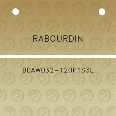 rabourdin-b0aw032-120p1s3l