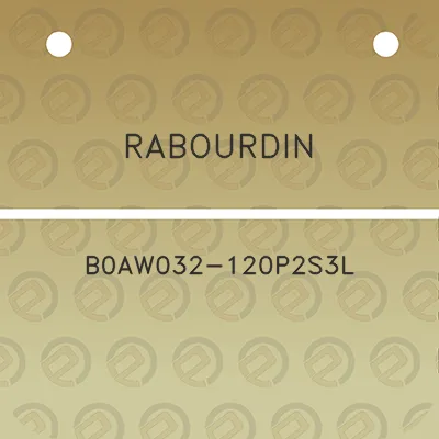 rabourdin-b0aw032-120p2s3l