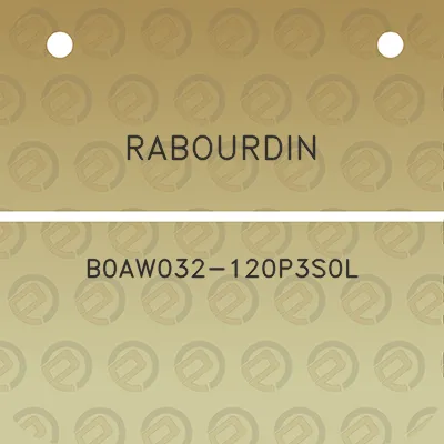 rabourdin-b0aw032-120p3s0l