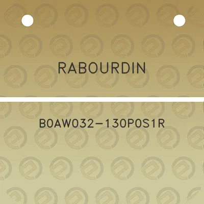 rabourdin-b0aw032-130p0s1r