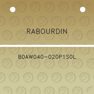 rabourdin-b0aw040-020p1s0l