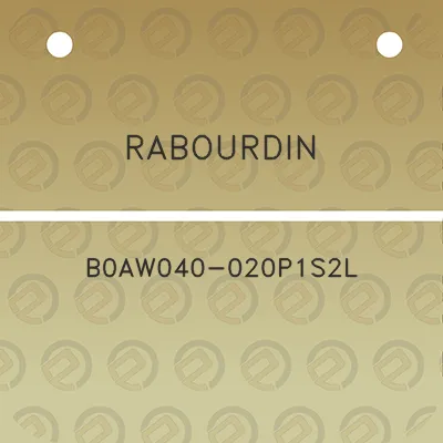 rabourdin-b0aw040-020p1s2l