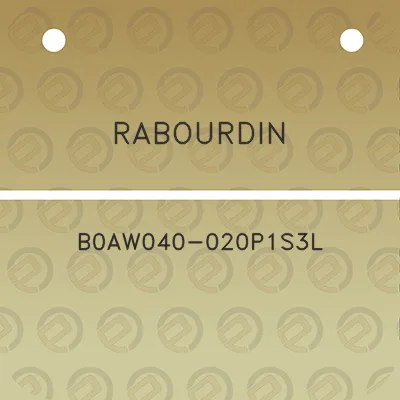 rabourdin-b0aw040-020p1s3l