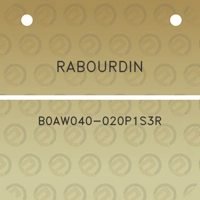 rabourdin-b0aw040-020p1s3r