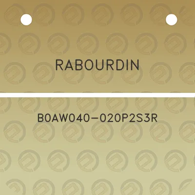 rabourdin-b0aw040-020p2s3r