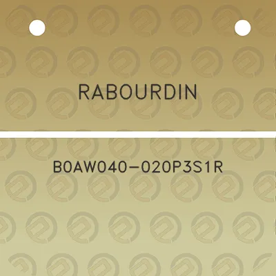 rabourdin-b0aw040-020p3s1r