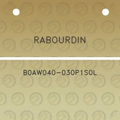 rabourdin-b0aw040-030p1s0l