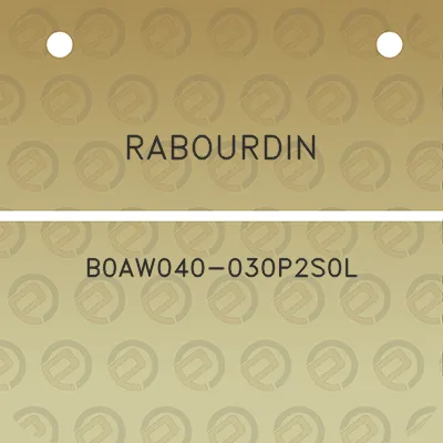 rabourdin-b0aw040-030p2s0l