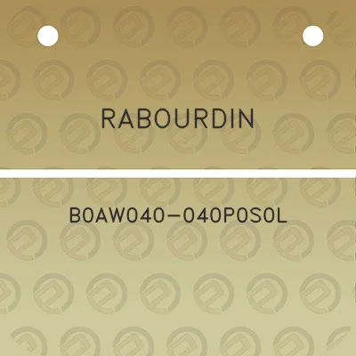 rabourdin-b0aw040-040p0s0l