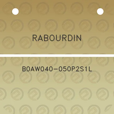 rabourdin-b0aw040-050p2s1l