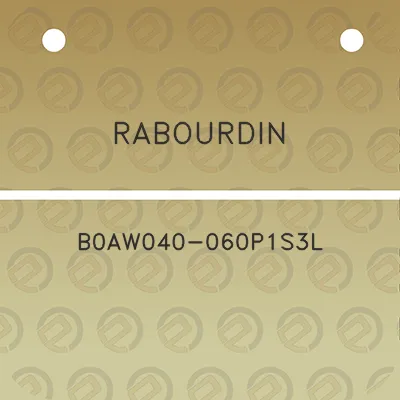 rabourdin-b0aw040-060p1s3l