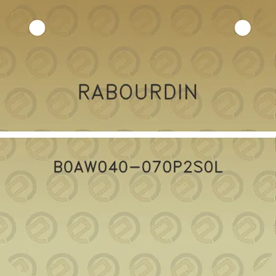 rabourdin-b0aw040-070p2s0l