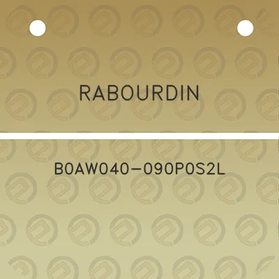 rabourdin-b0aw040-090p0s2l