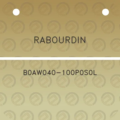 rabourdin-b0aw040-100p0s0l