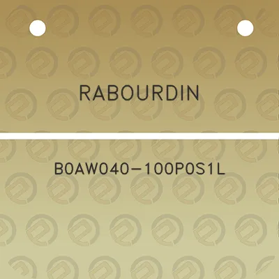 rabourdin-b0aw040-100p0s1l