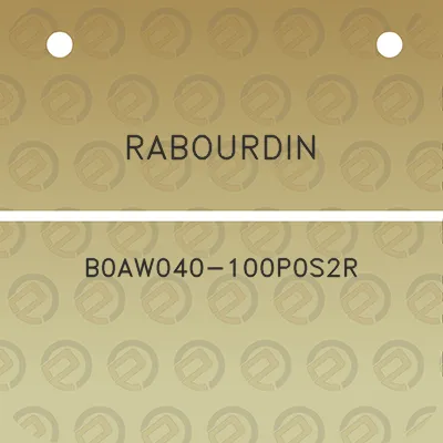 rabourdin-b0aw040-100p0s2r