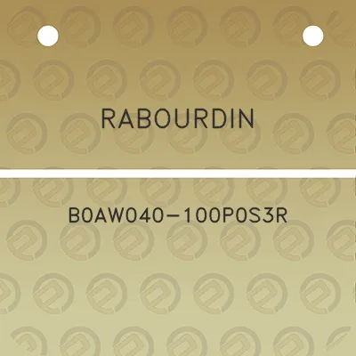 rabourdin-b0aw040-100p0s3r