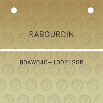 rabourdin-b0aw040-100p1s0r