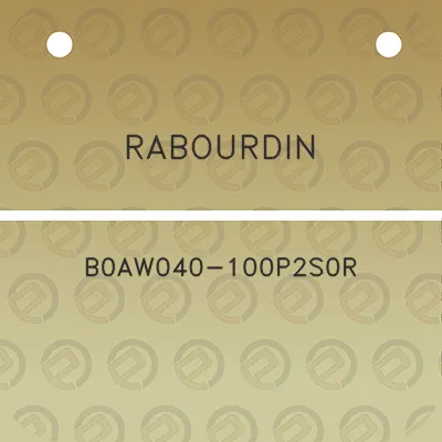 rabourdin-b0aw040-100p2s0r