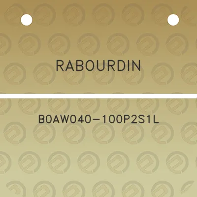 rabourdin-b0aw040-100p2s1l