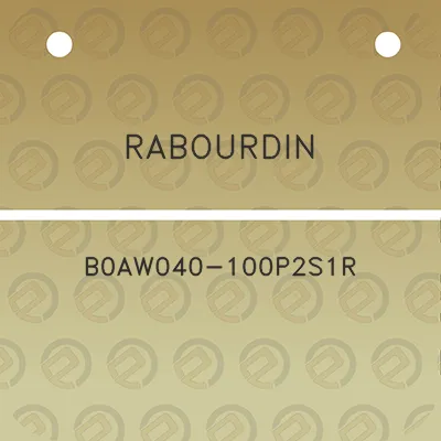 rabourdin-b0aw040-100p2s1r